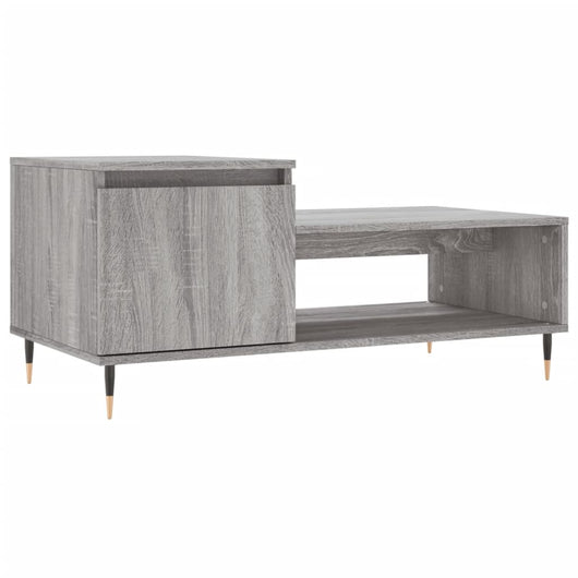 Tavolino da Salotto grigio sonoma 100x50x45cm Legno Multistrato 830826