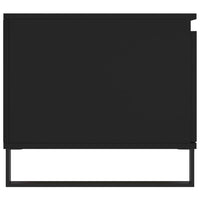 Tavolino da Salotto Nero 100x50x45 cm in Legno Multistrato 830837
