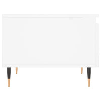 Tavolino da Salotto Bianco 50x46x35 cm in Legno Multistrato 830844