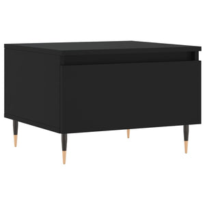 Tavolini da Salotto 2pz Neri 50x46x35 cm in Legno Multistrato 830847