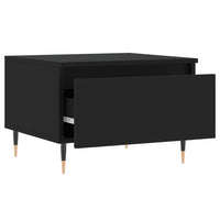 Tavolini da Salotto 2pz Neri 50x46x35 cm in Legno Multistrato 830847