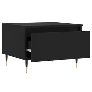Tavolini da Salotto 2pz Neri 50x46x35 cm in Legno Multistrato 830847