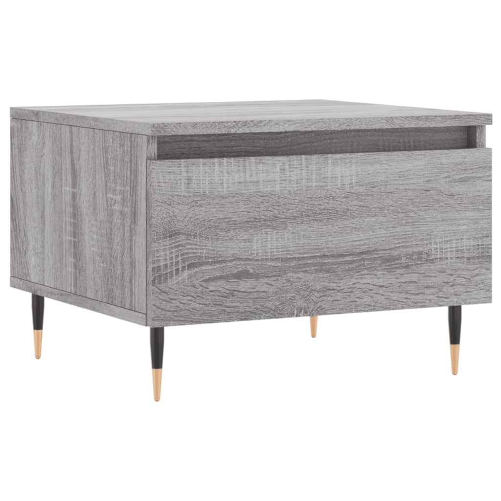 Tavolino da Salotto Grigio Sonoma 50x46x35 cm Legno Multistrato 830856