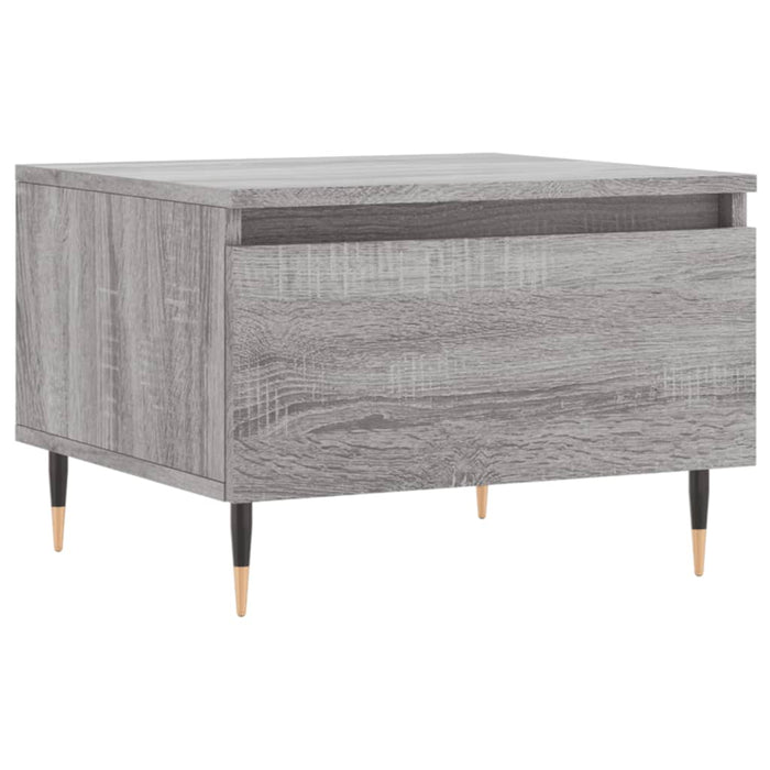 Tavolino da Salotto Grigio Sonoma 50x46x35 cm Legno Multistrato 830856