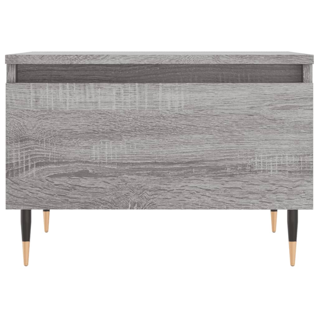 Tavolino da Salotto Grigio Sonoma 50x46x35 cm Legno Multistrato 830856