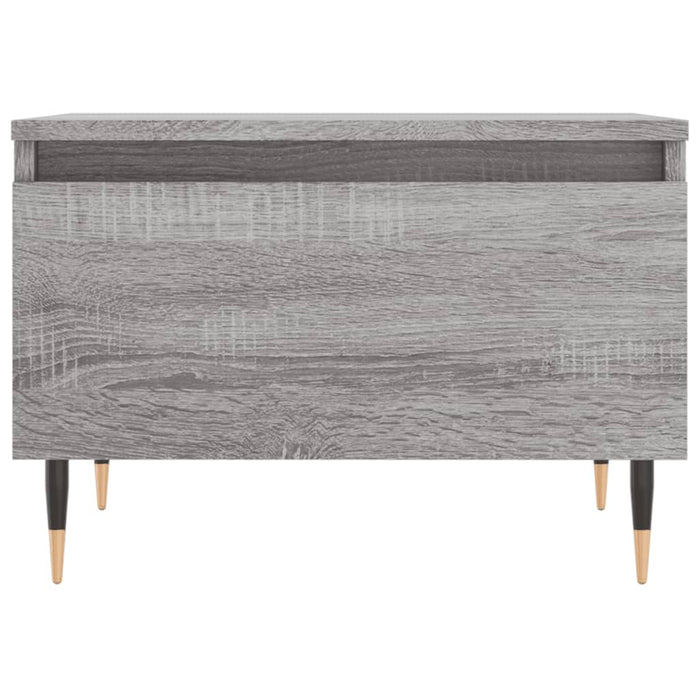 Tavolino da Salotto Grigio Sonoma 50x46x35 cm Legno Multistrato 830856
