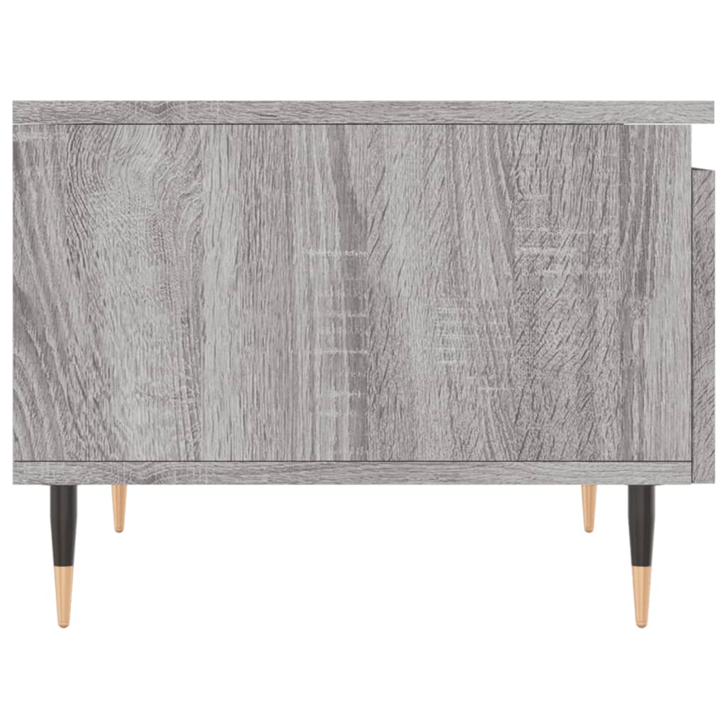 Tavolino da Salotto Grigio Sonoma 50x46x35 cm Legno Multistrato 830856