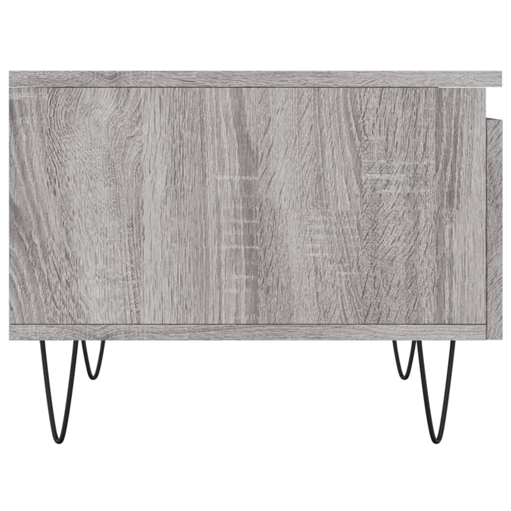 Tavolini Salotto 2pz Grigio Sonoma 50x46x35cm Legno Multistrato 830873