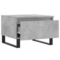 Tavolini Salotto 2pz Grigio Cemento 50x46x35 Legno Multistrato 830885