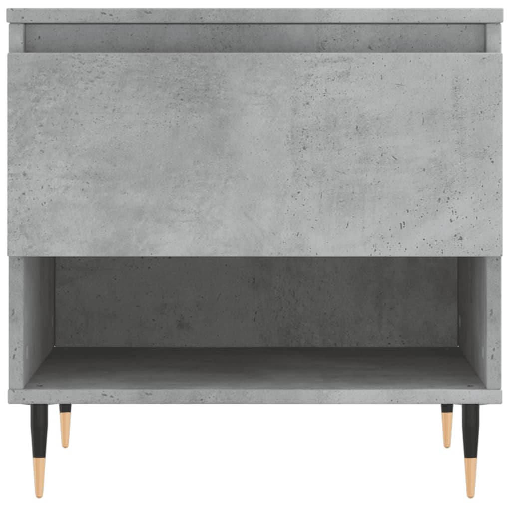 Tavolino da Salotto Grigio Cemento 50x46x50cm Legno Multistrato 830900