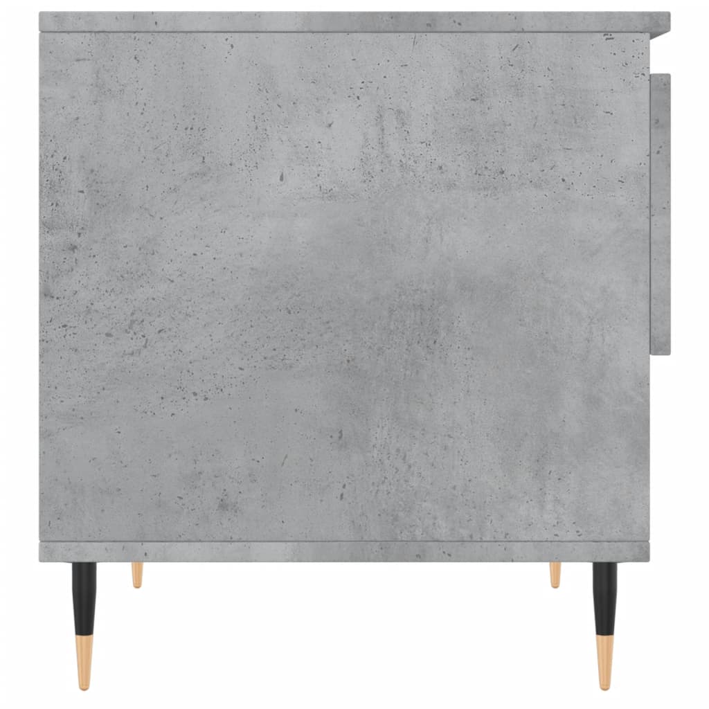 Tavolino da Salotto Grigio Cemento 50x46x50cm Legno Multistrato 830900