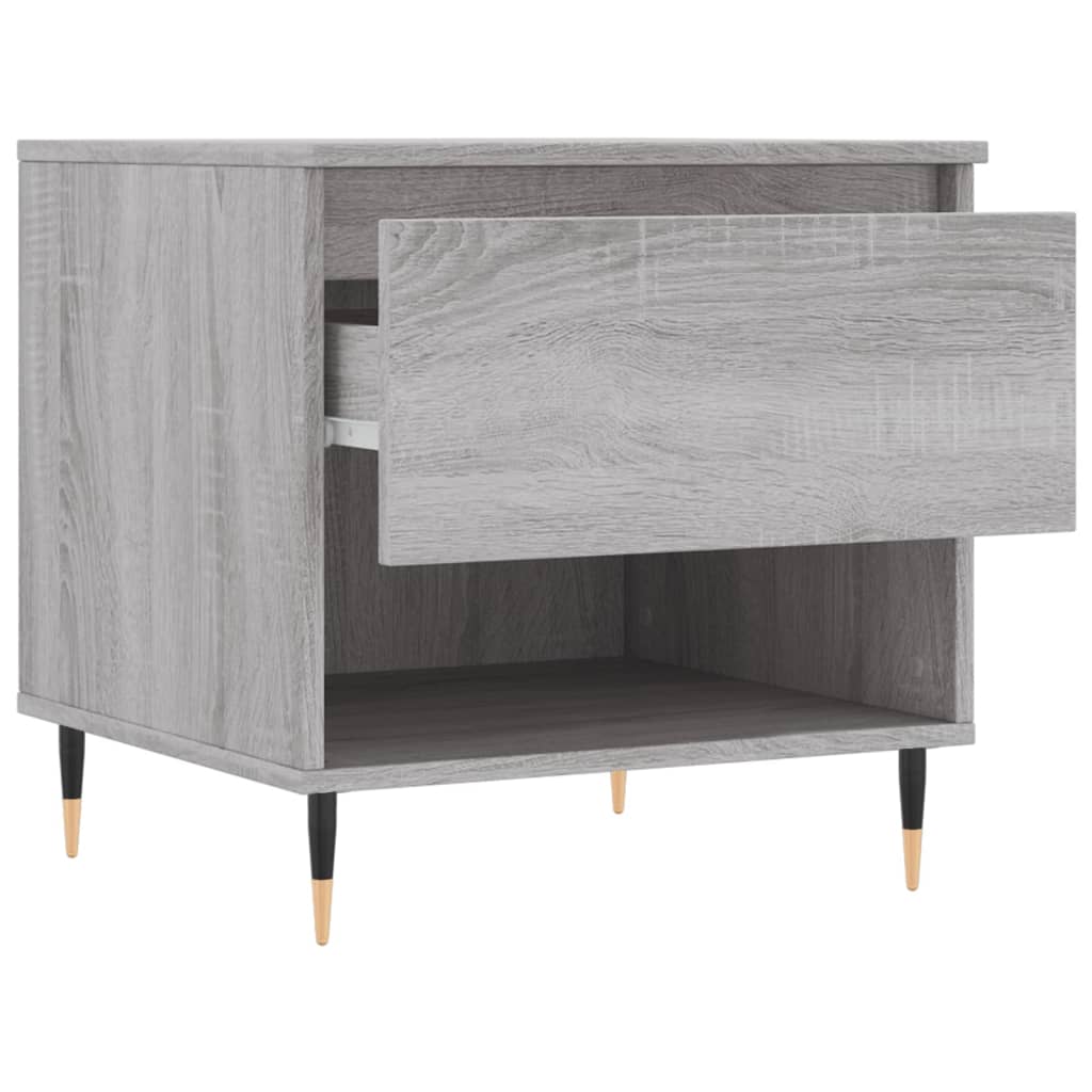Tavolino da Salotto Grigio Sonoma 50x46x50 cm Legno Multistrato 830904