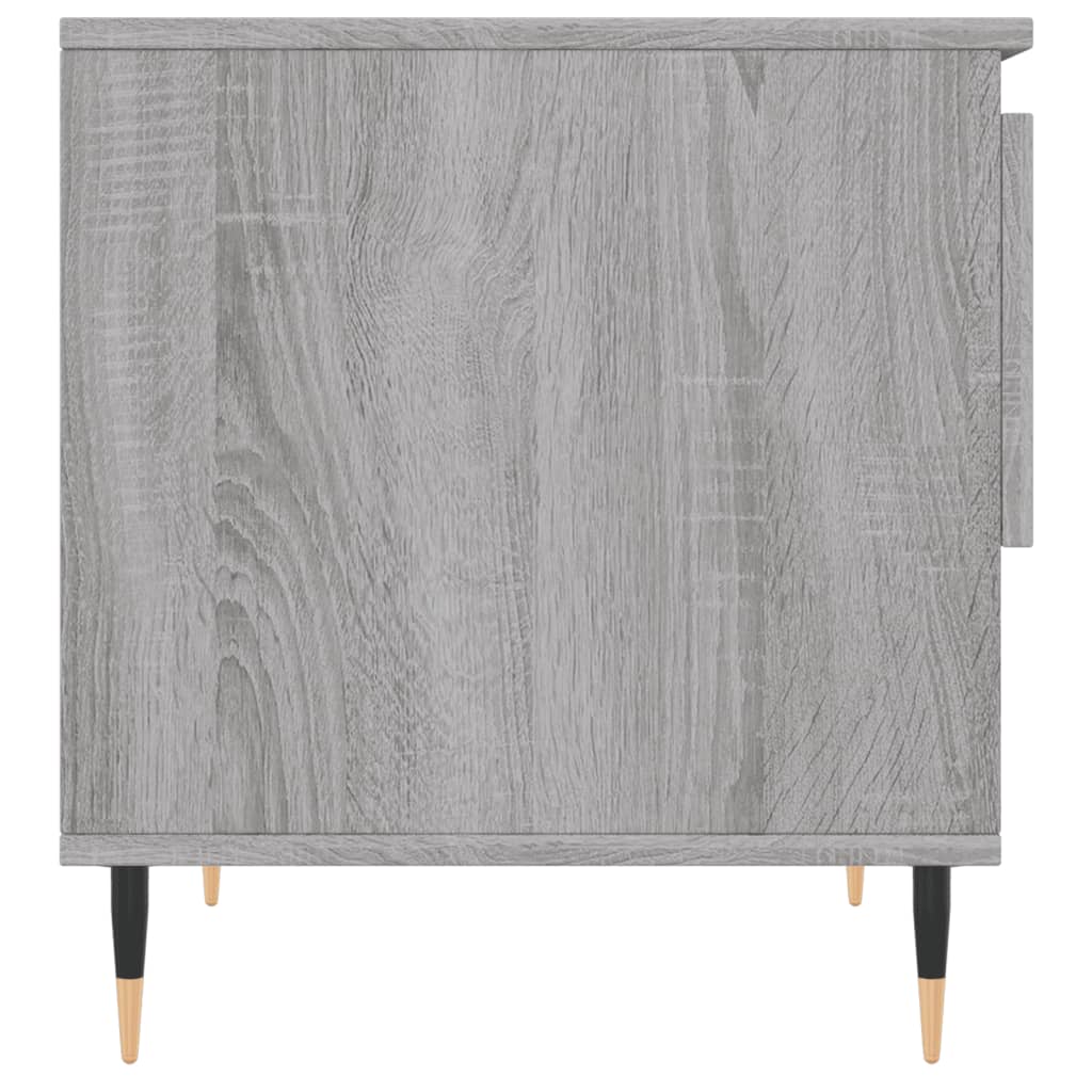 Tavolini Salotto 2pz Grigio Sonoma 50x46x50cm Legno Multistrato 830905