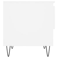 Tavolino da Salotto Bianco 50x46x50 cm in Legno Multistrato 830908