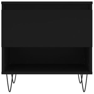 Tavolini da Salotto 2 pz Neri 50x46x50 cm in Legno Multistrato 830911