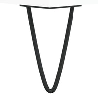 Tavolini Salotto 2pz Bianco Lucido 50x46x50cm Legno Multistrato 830913