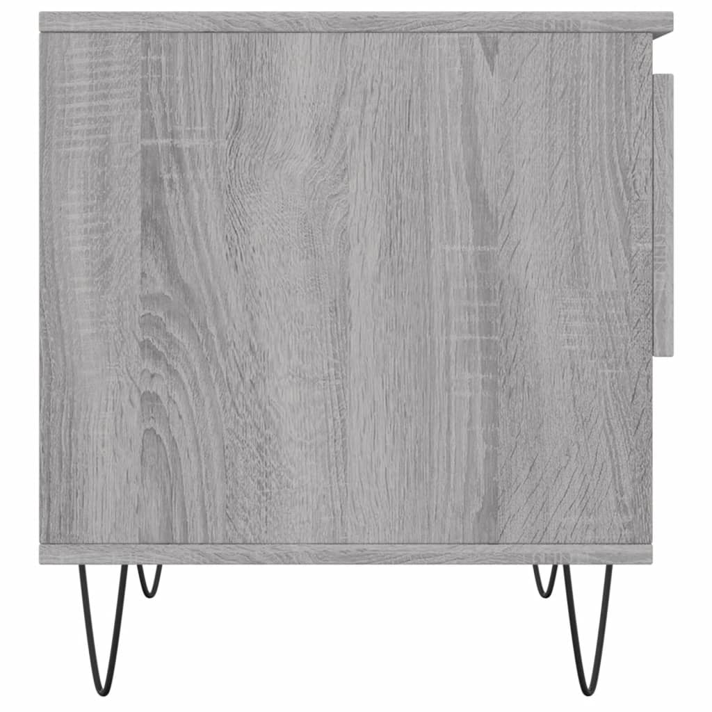 Tavolini Salotto 2pz Grigio Sonoma 50x46x50cm Legno Multistrato 830921