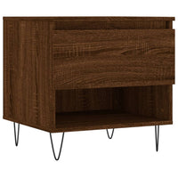 Tavolino da Salotto Rovere Marrone 50x46x50cm Legno Multistrato 830922