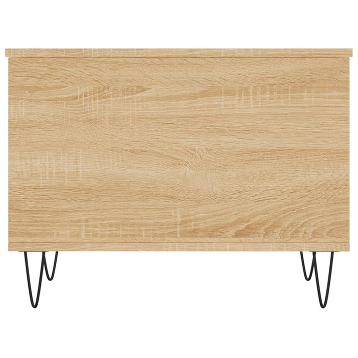 Tavolino Salotto-Tavolino da soggiorno-Tavolo Rovere Sonoma 60x44,5x45 cm Legno Multistrato 146119