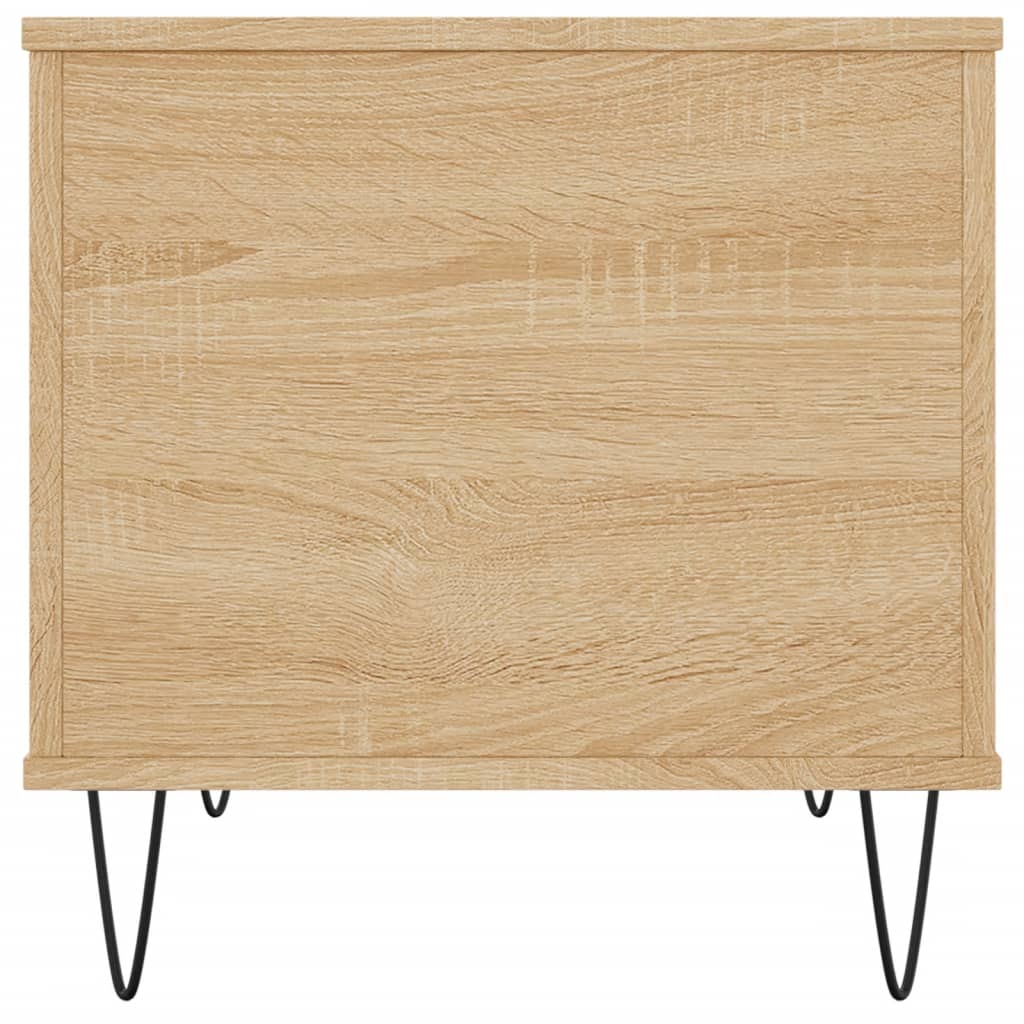 Tavolino Salotto-Tavolino da soggiorno-Tavolo Rovere Sonoma 60x44,5x45 cm Legno Multistrato 146119