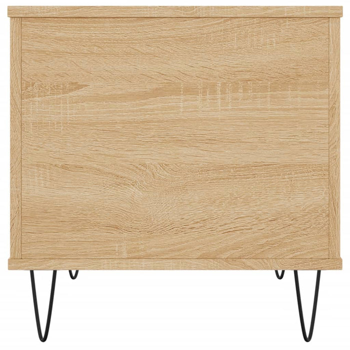 Tavolino Salotto-Tavolino da soggiorno-Tavolo Rovere Sonoma 60x44,5x45 cm Legno Multistrato 146119