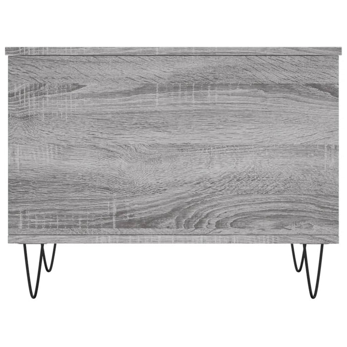 Tavolino Salotto-Tavolino da soggiorno-Tavolo Grigio Sonoma 60x44,5x45 cm Legno Multistrato 504637