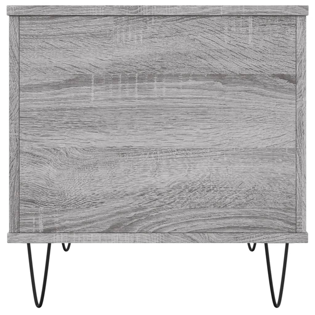 Tavolino Salotto-Tavolino da soggiorno-Tavolo Grigio Sonoma 60x44,5x45 cm Legno Multistrato 504637