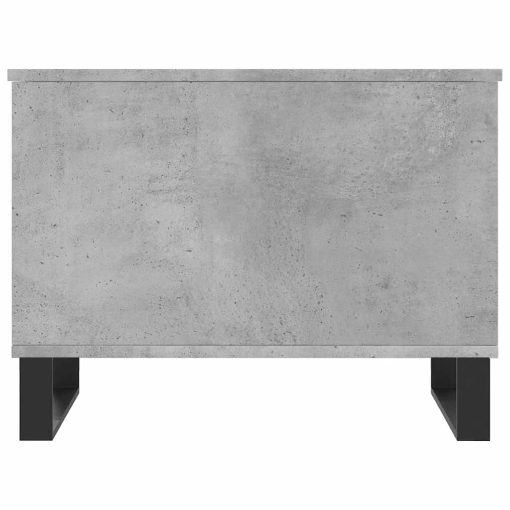 Tavolino Salotto Grigio Cemento 60x44,5x45 cm Legno Multistrato 830960