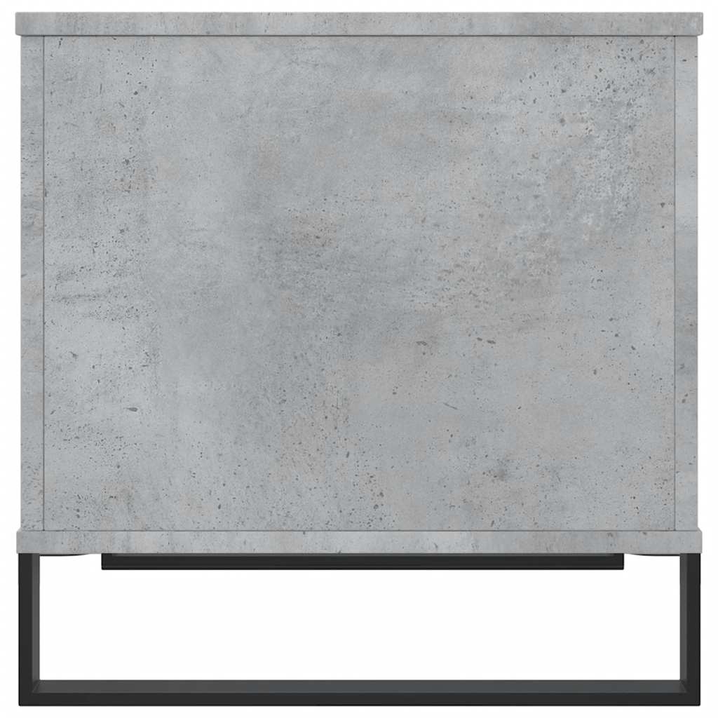 Tavolino Salotto Grigio Cemento 60x44,5x45 cm Legno Multistrato 830960
