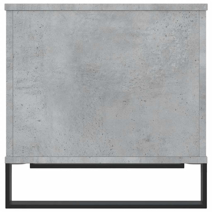 Tavolino Salotto Grigio Cemento 60x44,5x45 cm Legno Multistrato 830960