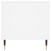 Tavolino da Salotto Bianco 90x44,5x45 cm in Legno Multistrato 830964