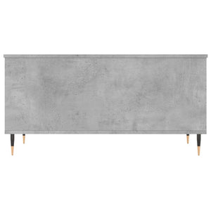 Tavolino Salotto Grigio Cemento 90x44,5x45 cm Legno Multistrato 830968