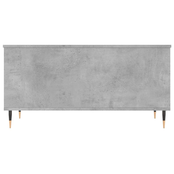 Tavolino Salotto-Tavolino da soggiorno-Tavolo Grigio Cemento 90x44,5x45 cm Legno Multistrato 387447