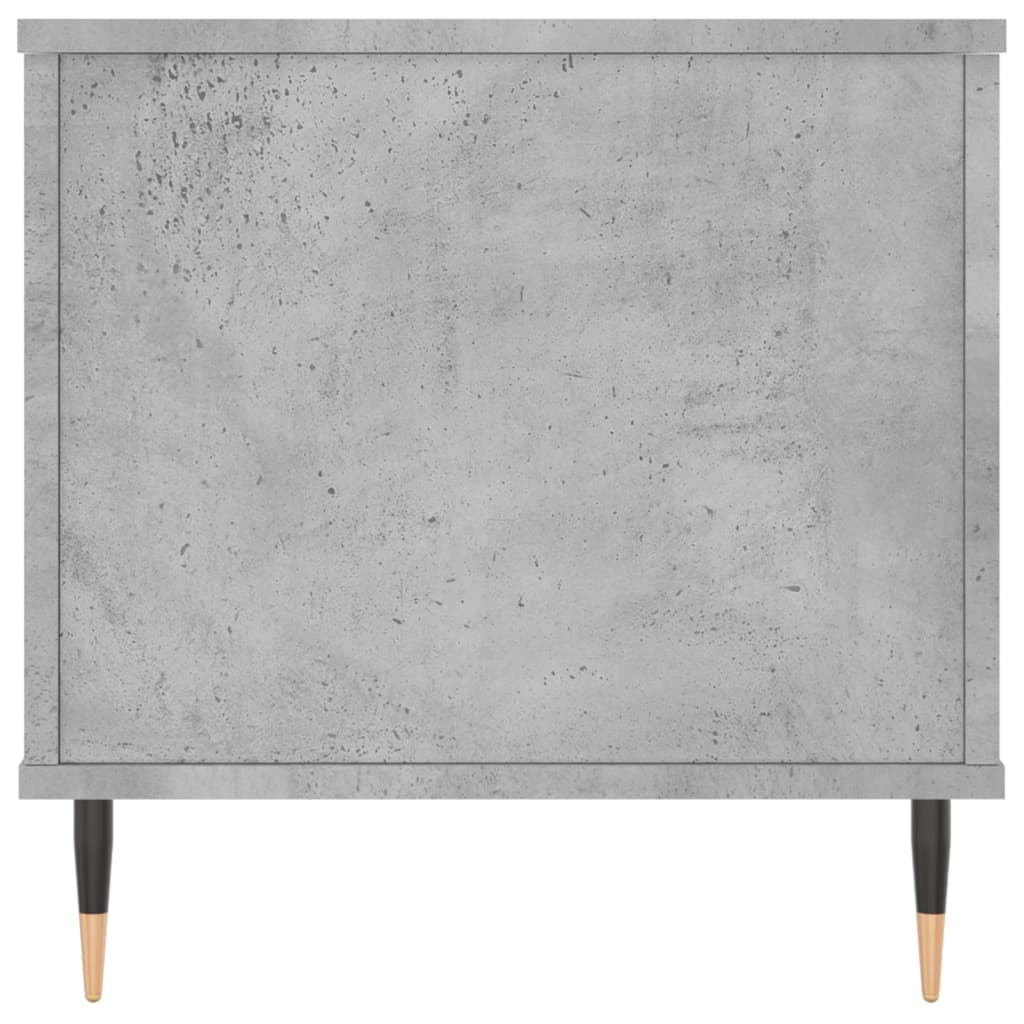 Tavolino Salotto Grigio Cemento 90x44,5x45 cm Legno Multistrato 830968