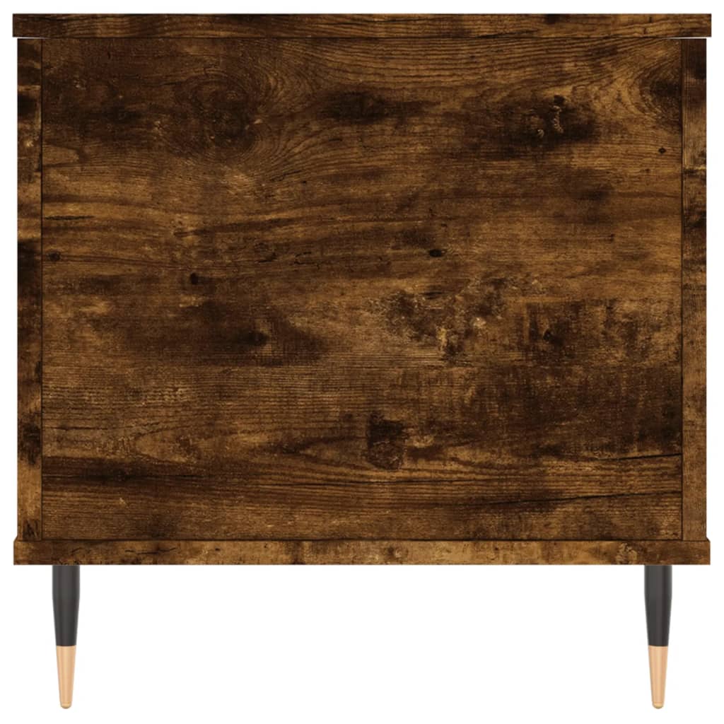 Tavolino da Salotto-Tavolino da soggiorno-Tavolo Rovere Fumo 90x44,5x45 cm Legno Multistrato 981159