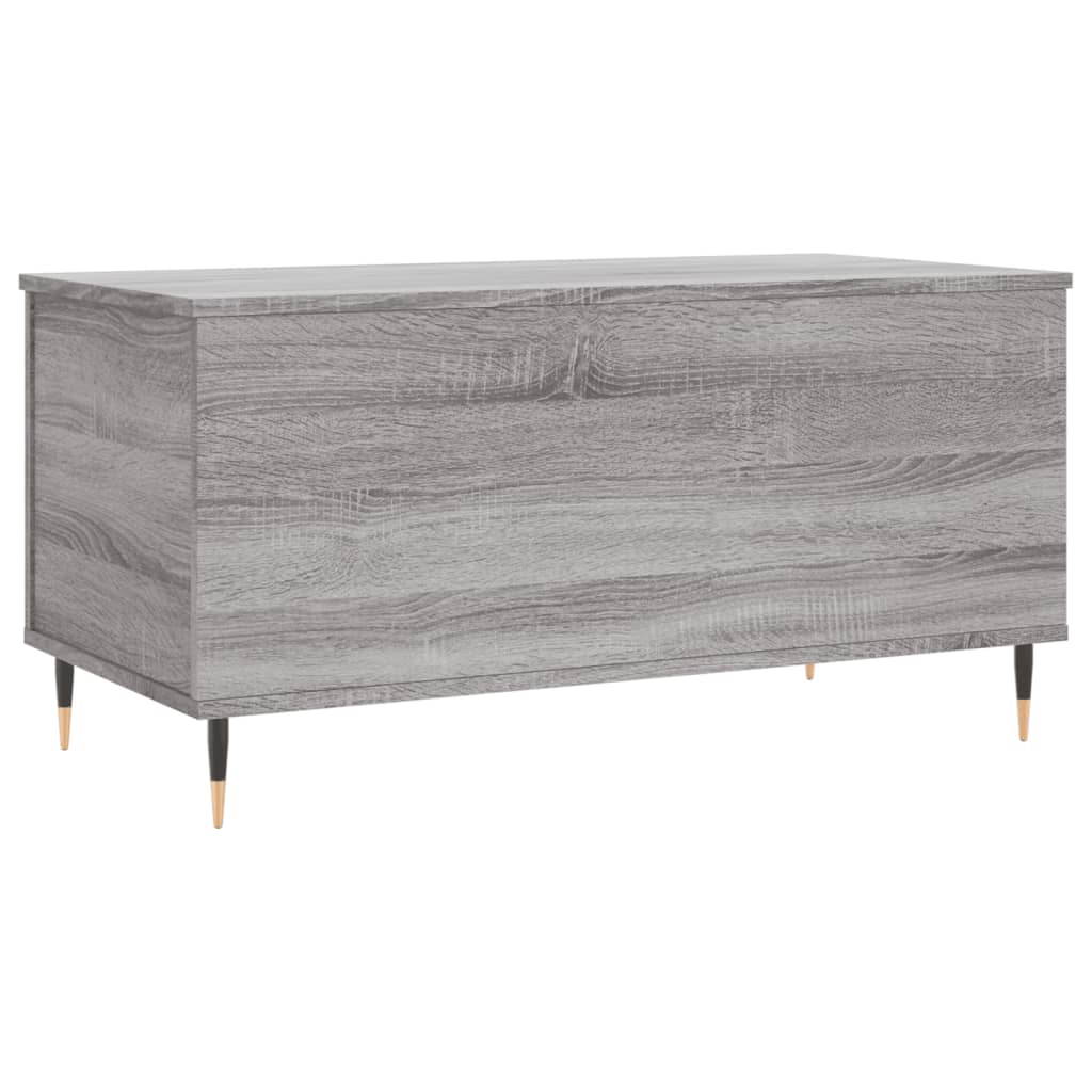 Tavolino Salotto Grigio Sonoma 90x44,5x45 cm Legno Multistrato 830970