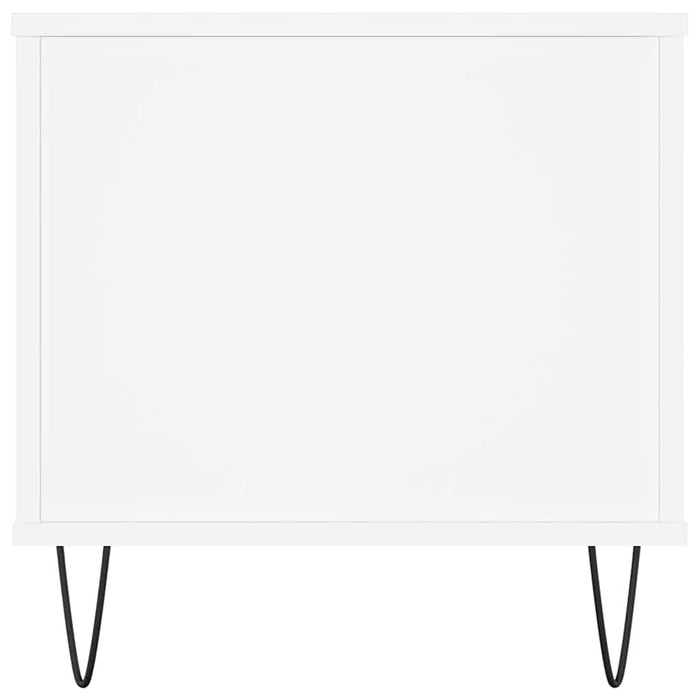 Tavolino da Salotto-Tavolino da soggiorno-Tavolo Bianco 90x44,5x45 cm in Legno Multistrato 387494