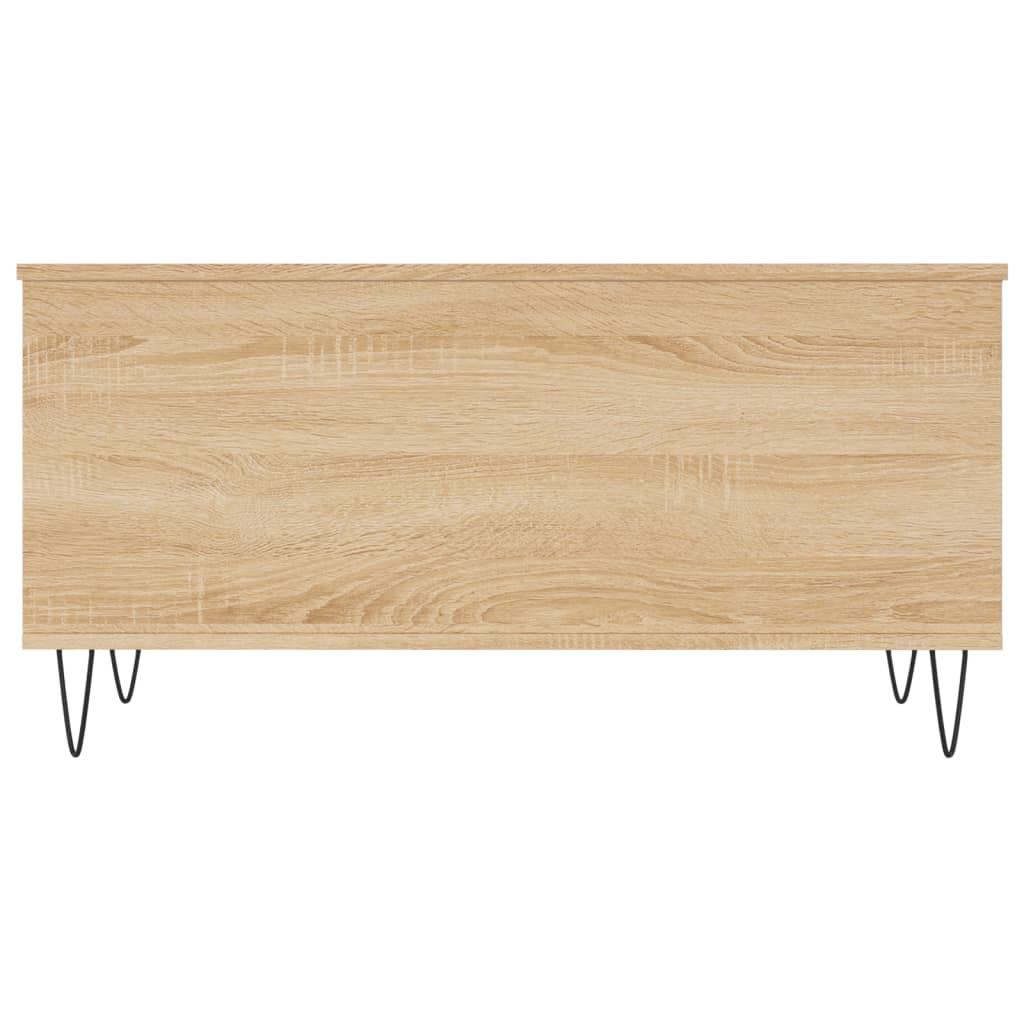 Tavolino Salotto Rovere Sonoma 90x44,5x45 cm Legno Multistrato 830975