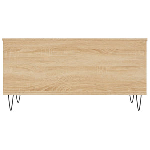 Tavolino Salotto Rovere Sonoma 90x44,5x45 cm Legno Multistrato 830975