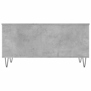Tavolino Salotto Grigio Cemento 90x44,5x45 cm Legno Multistrato 830976