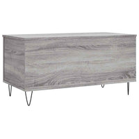 Tavolino Salotto-Tavolino da soggiorno-Tavolo Grigio Sonoma 90x44,5x45 cm Legno Multistrato 359731