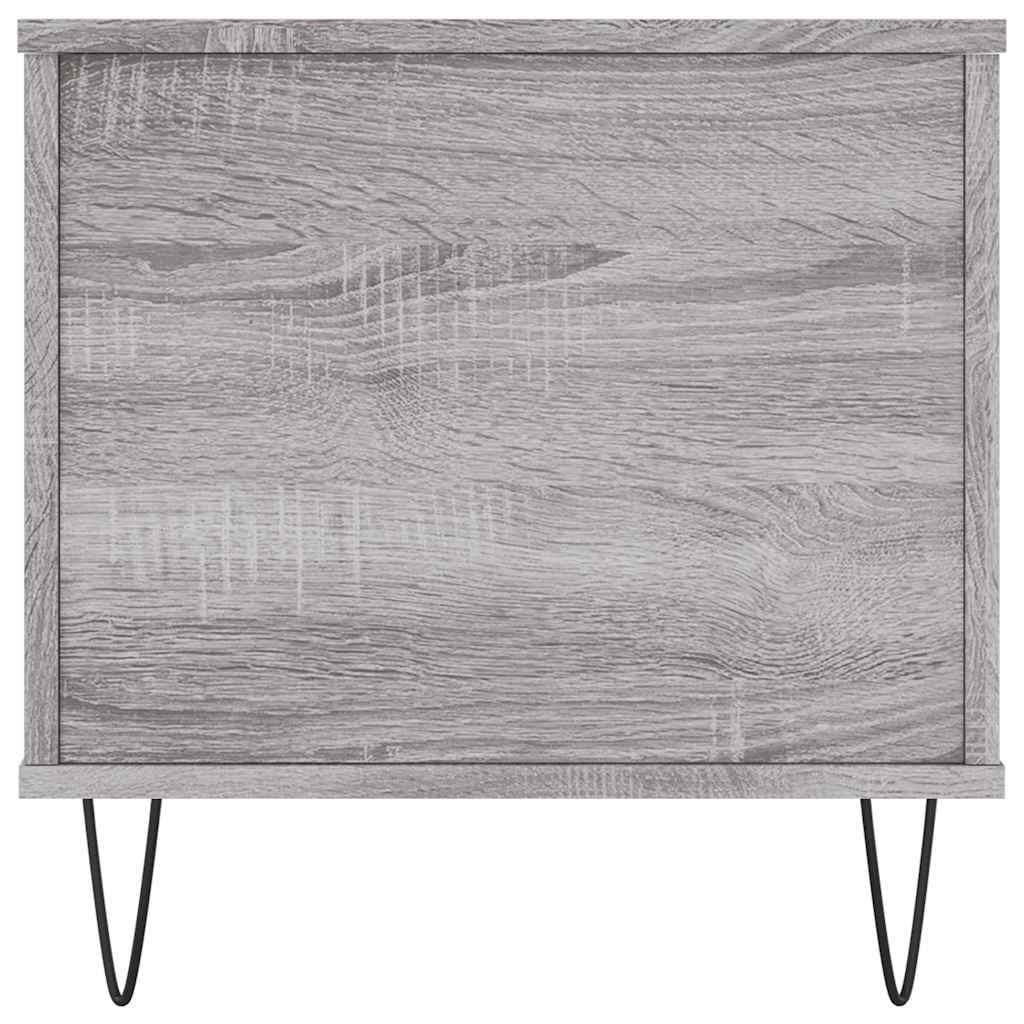 Tavolino Salotto-Tavolino da soggiorno-Tavolo Grigio Sonoma 90x44,5x45 cm Legno Multistrato 359731