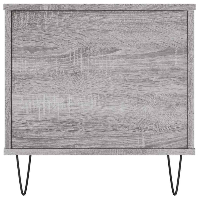 Tavolino Salotto-Tavolino da soggiorno-Tavolo Grigio Sonoma 90x44,5x45 cm Legno Multistrato 359731