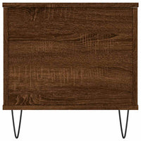 Tavolino Salotto Rovere Marrone 90x44,5x45 cm Legno Multistrato 830979