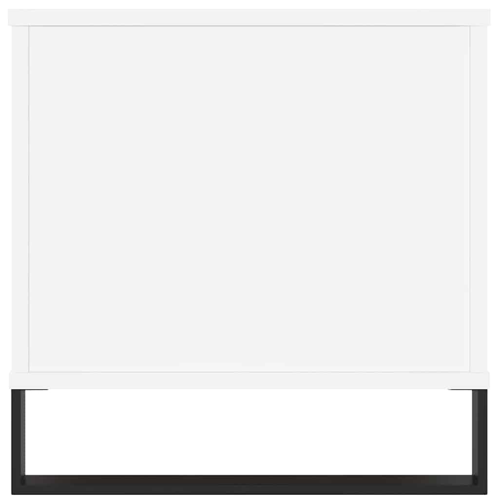 Tavolino da Salotto Bianco 90x44,5x45 cm in Legno Multistrato 830980