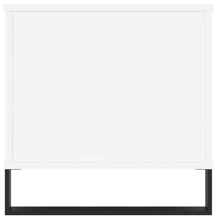 Tavolino da Salotto Bianco 90x44,5x45 cm in Legno Multistrato 830980