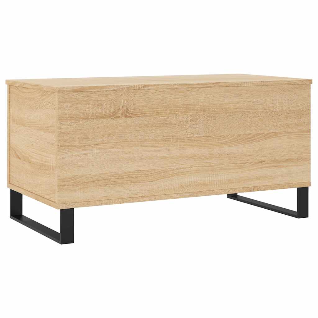 Tavolino Salotto-Tavolino da soggiorno-Tavolo Rovere Sonoma 90x44,5x45 cm Legno Multistrato 865225
