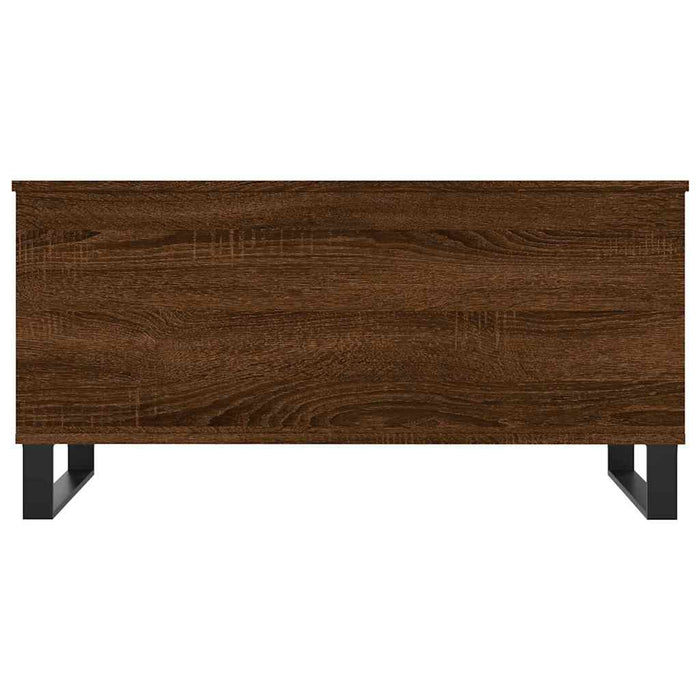 Tavolino Salotto-Tavolino da soggiorno-Tavolo Rovere Marrone 90x44,5x45 cm Legno Multistrato 325006