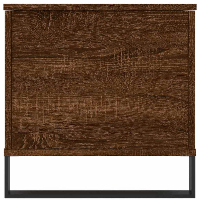Tavolino Salotto Rovere Marrone 90x44,5x45 cm Legno Multistrato