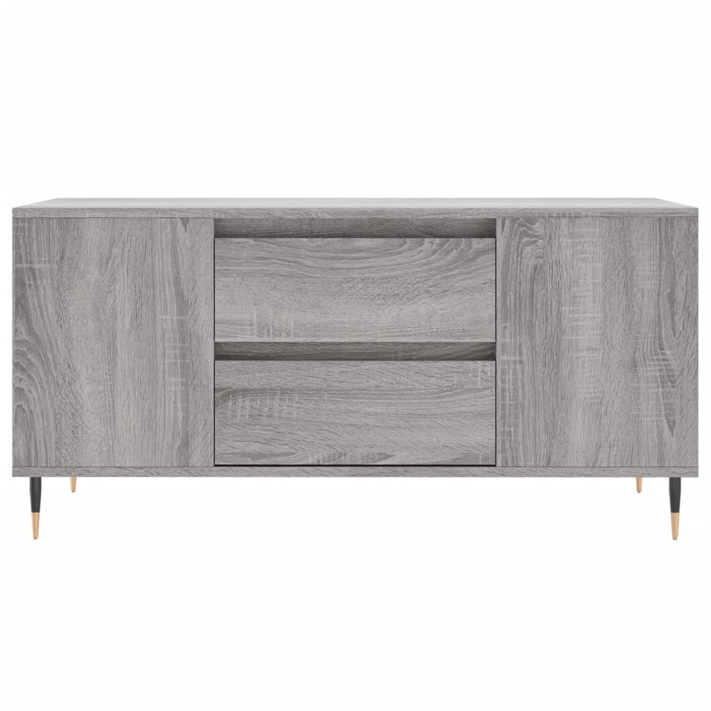 Tavolino Salotto Grigio Sonoma 102x44,5x50 cm Legno Multistrato 830994